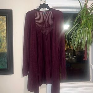 Elegant Purple Women's Sweater